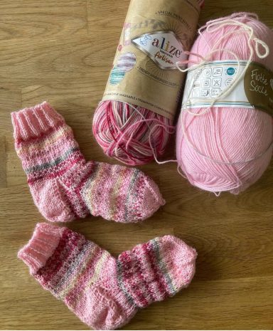 "rosa Wolken" Gr. 23